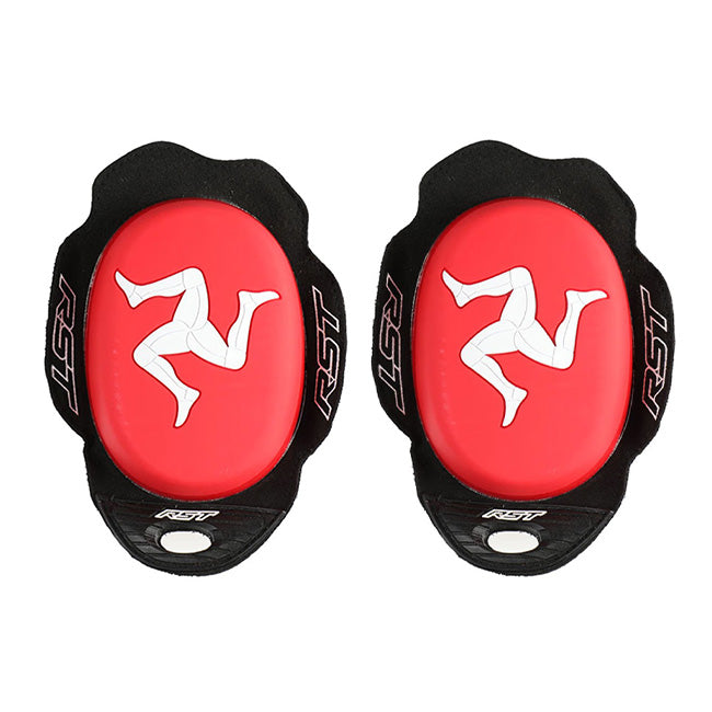 RST Flag Series Manx Red Isle of Man knee sliders 101947