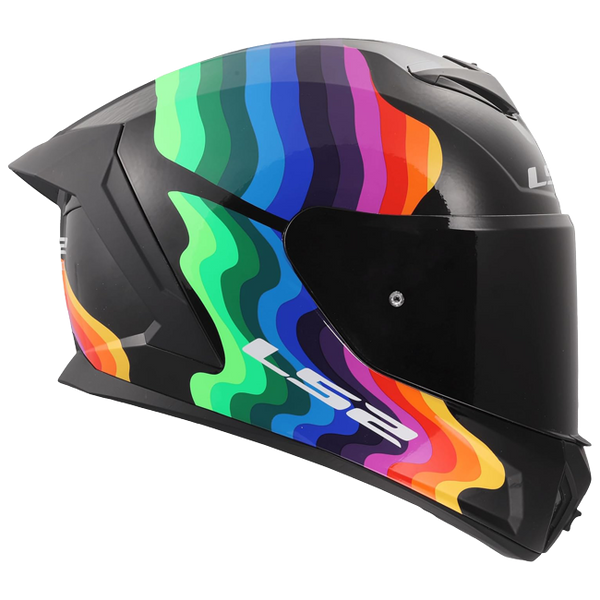 LS2 FF820 Rapid III Helmet – Flow Black Multi