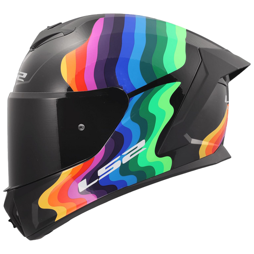 LS2 FF820 Rapid III Helmet – Flow Black Multi
