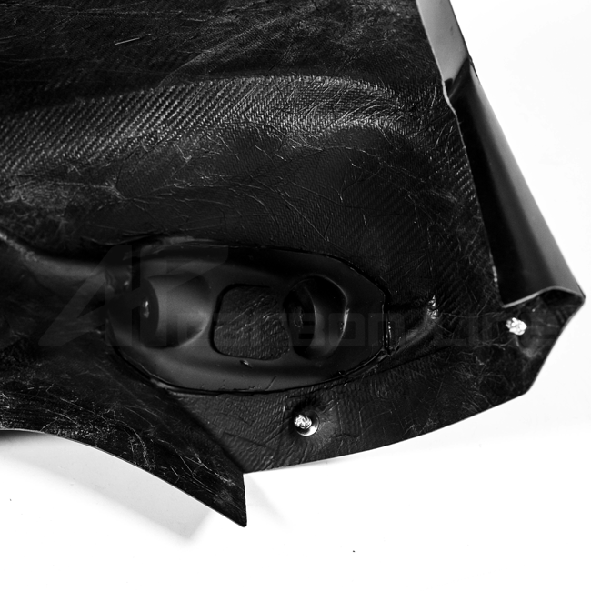 AP Carbon Line Lavatex front fairing mask for Ducati Panigale V4/S 2025-2026, unpainted composite finish