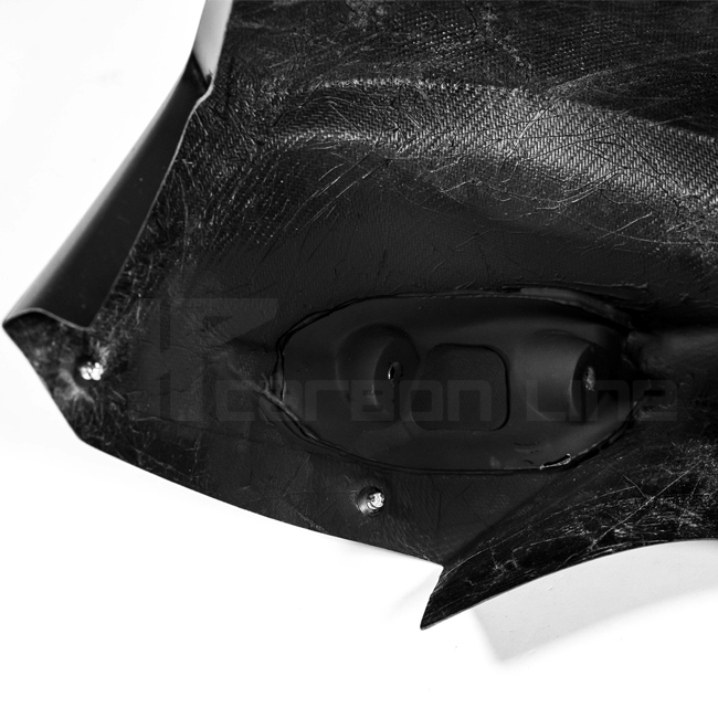 AP Carbon Line Lavatex front fairing mask for Ducati Panigale V4/S 2025-2026, unpainted composite finish