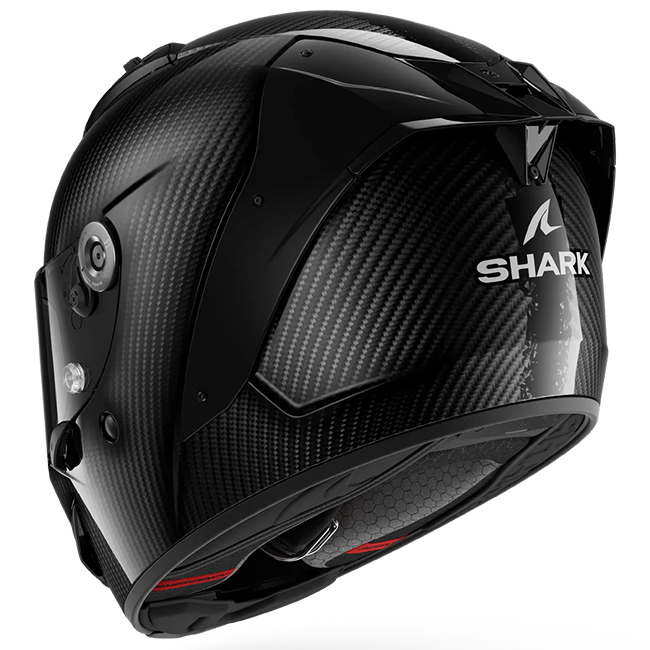 Shark Aeron Full Carbon Gloss DAD full-face helmet in black and anthracite