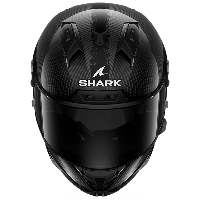 Shark Aeron Full Carbon Gloss DAD full-face helmet in black and anthracite