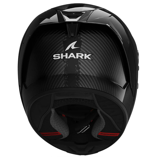 Shark Aeron Full Carbon Gloss DAD full-face helmet in black and anthracite