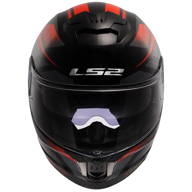 LS2 FF808 Stream II Helm – Fury Black/Red