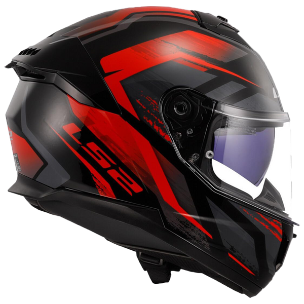 LS2 FF808 Stream II Helmet – Fury Black/Red