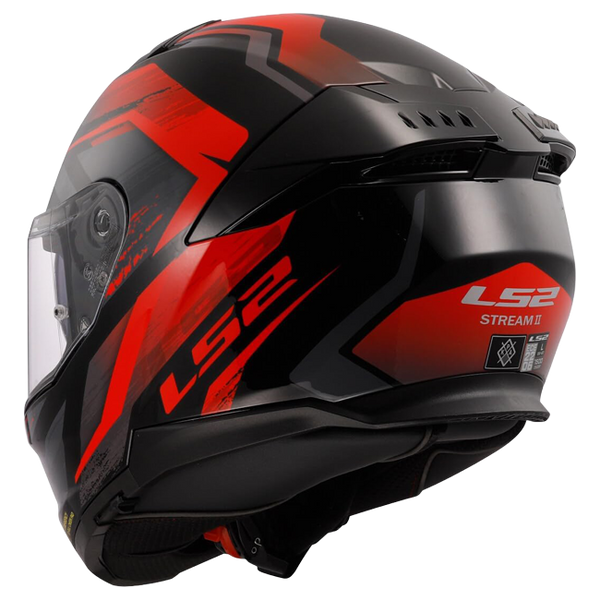 LS2 FF808 Stream II Helmet – Fury Black/Red