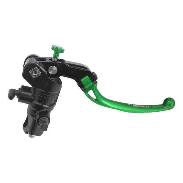 Accossato radial brake master cylinder GA001 with green lever