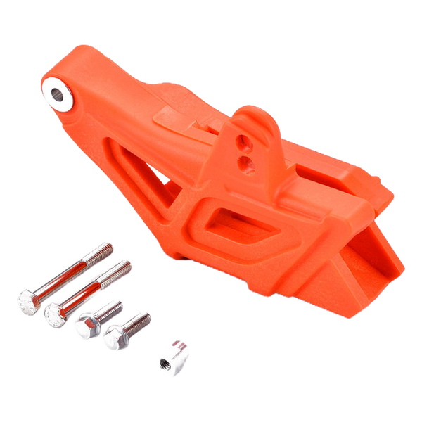 Accossato off-road chain guide GCM1 for KTM 500EXC-F, orange colour