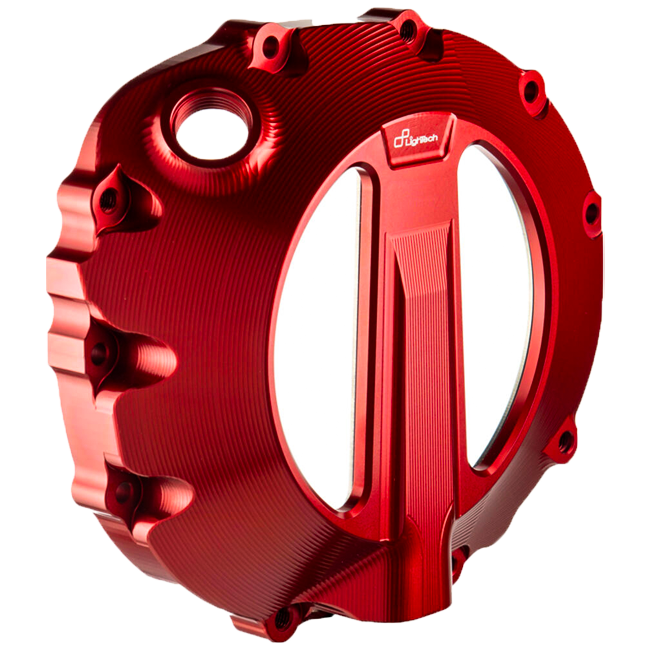 LighTech transparent clutch cover BMW S1000RR K67 anodised aluminium GCTBM001
