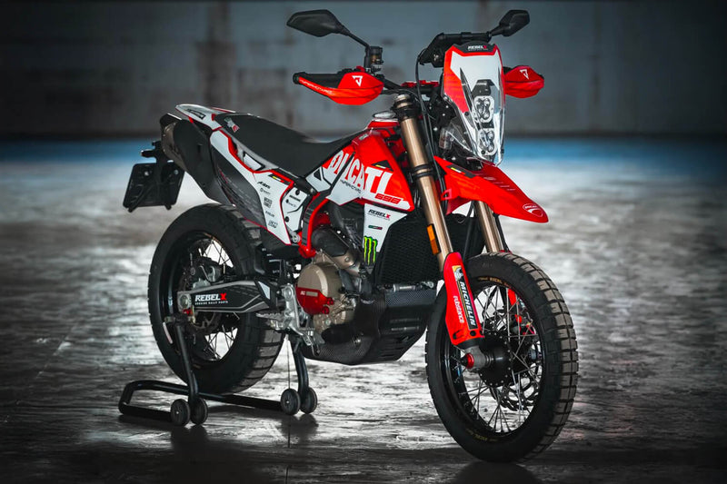 Spark Exhaust Konix Evo Slip-On Pair Titanium Euro5 Ducati Hypermotard 698 Mono (2024-2026) GDU1810TOM