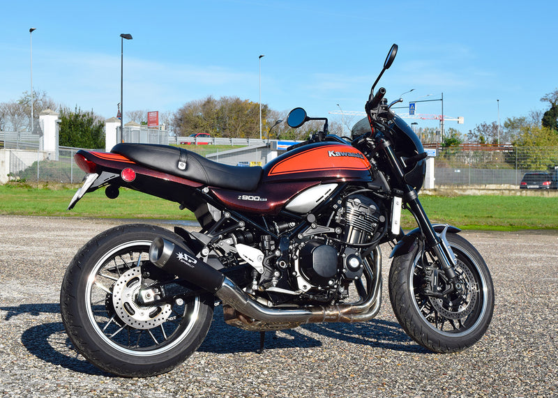 Spark Exhaust Evo 5 Slip-On Dark Kawasaki Z900RS (2020-2021) GKA1101DOM
