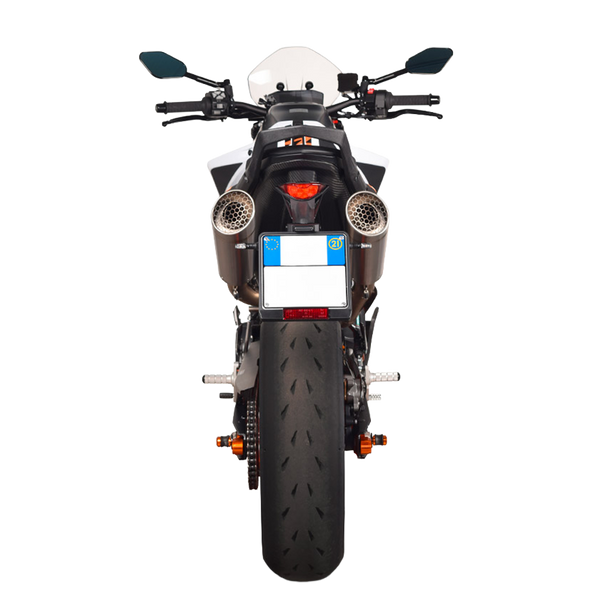 Spark Exhaust Grid-O 215 mm Racing 3/4 Kit High Mount KTM 790 Duke / 890 Duke / 890 Duke L / 890 Duke R (2018-2024) GKT0110T