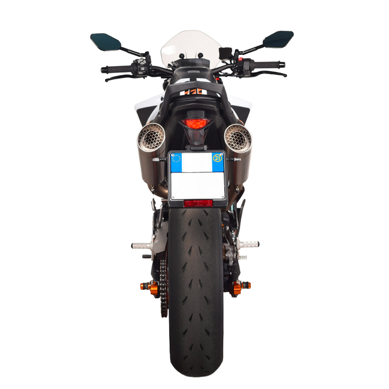 Spark Exhaust Grid-O 215 mm Racing 3/4 Kit High Mount KTM 790 Duke / 890 Duke / 890 Duke L / 890 Duke R (2018-2024) GKT0110T
