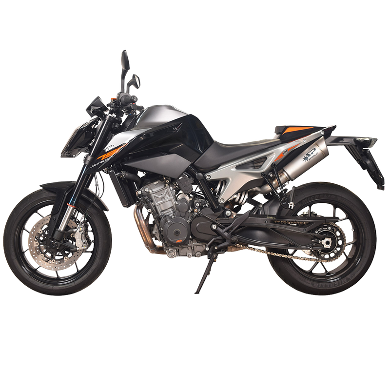 Spark Exhaust Grid-O 215 mm Racing 3/4 Kit High Mount KTM 790 Duke / 890 Duke / 890 Duke L / 890 Duke R (2018-2024) GKT0110T