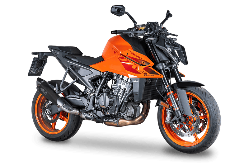 Spark Exhaust Konix Evo Slip-On Dark Stainless Euro 5+ KTM 990 Duke / R / RC R (2024-2026) GKT0121DOM