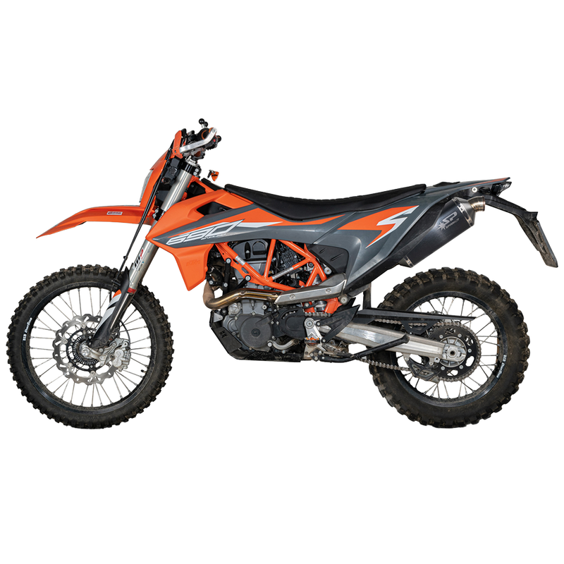 Spark Exhaust Dakar Slip-On Dark Style Racing KTM 690 SMC R (2021-2023) GKT0401D