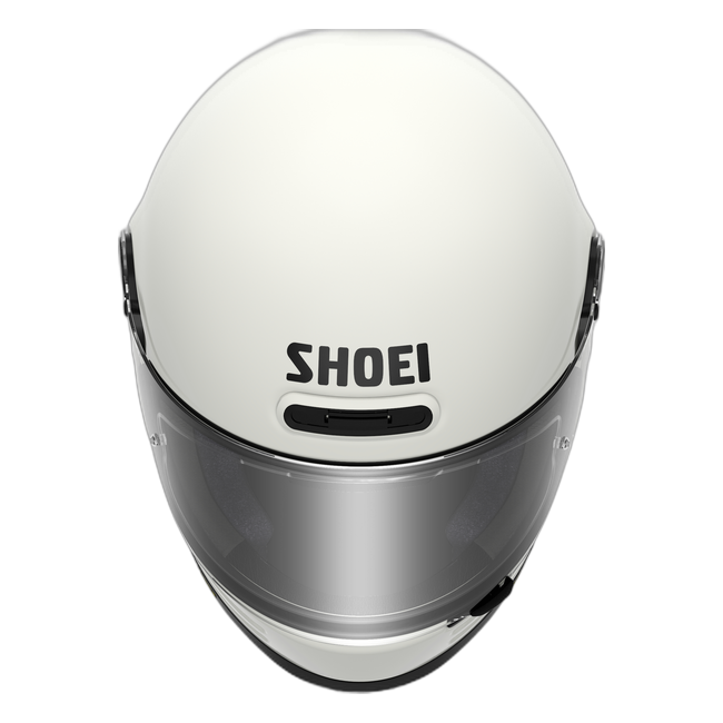 Shoei Glamster06 Off White – Neo-Retro Full-Face Helmet ECE 22.06 – top view