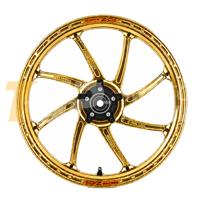 OZ GP Replica GP-8R aluminium rear wheel for Aprilia RSV4 2017–2020 – anodised finish