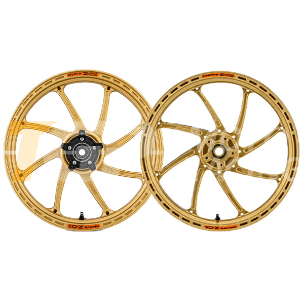 OZ GP Replica GP-8R forged aluminium wheel set for Honda CBR 1000 RR SC77 in anodised finish