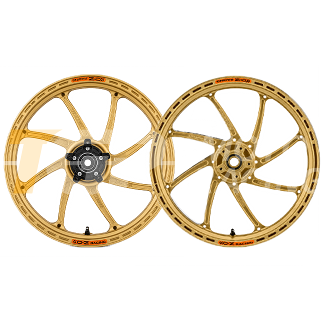 OZ GP Replica GP-8R forged aluminium wheel set for Ducati Panigale V4 2025–2026