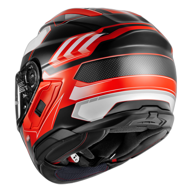 Shoei GT-Air3 Agility TC-1 – Sport-Touring Helmet with Sun Visor ECE 22.06 – rear view