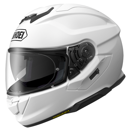 Shoei GT-Air3 White – Sport-Touring Helmet with Sun Visor ECE 22.06