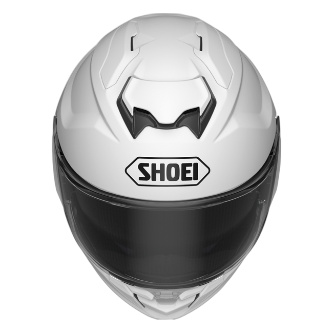 Shoei GT-Air3 White – Sport-Touring Helmet with Sun Visor ECE 22.06 – top view