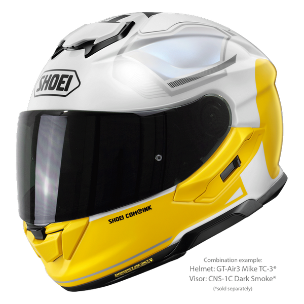 Shoei GT-Air3 Mike TC-3 – Sport-Touring Helmet with Sun Visor ECE 22.06 – with optional visor
