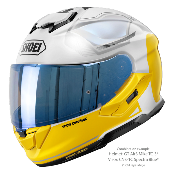 Shoei GT-Air3 Mike TC-3 – Sport-Touring Helmet with Sun Visor ECE 22.06 – with optional visor