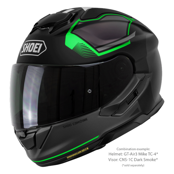 Shoei GT-Air3 Mike TC-4 – Sport-Touring Helmet with Sun Visor ECE 22.06 – with optional visor