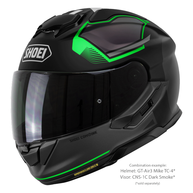 Shoei GT-Air3 Mike TC-4 – Sport-Touring Helmet with Sun Visor ECE 22.06 – with optional visor