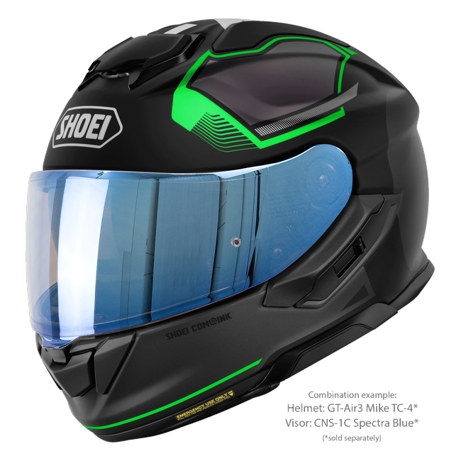 Shoei GT-Air3 Mike TC-4 – Sport-Touring Helmet with Sun Visor ECE 22.06 – with optional visor