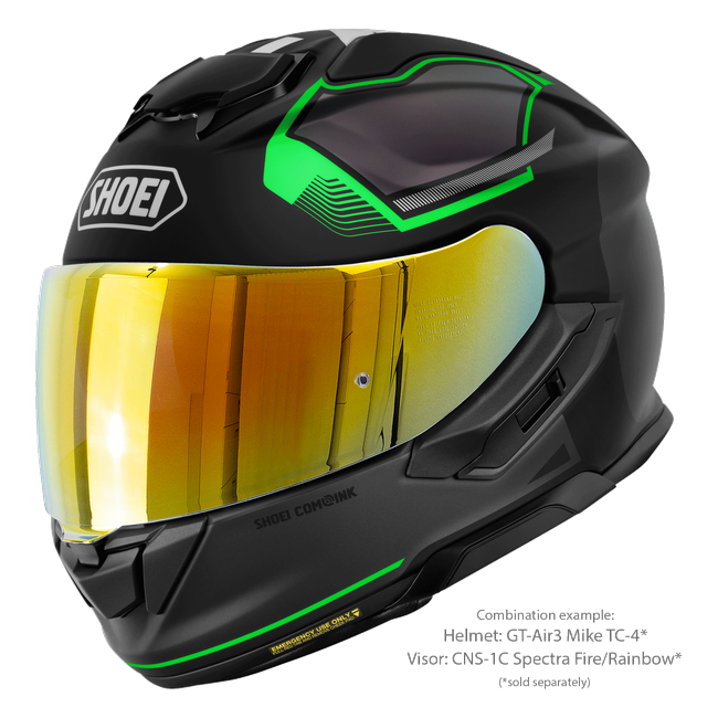 Shoei GT-Air3 Mike TC-4 – Sport-Touring Helmet with Sun Visor ECE 22.06 – with optional visor