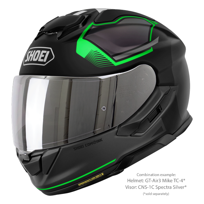 Shoei GT-Air3 Mike TC-4 – Sport-Touring Helmet with Sun Visor ECE 22.06 – with optional visor