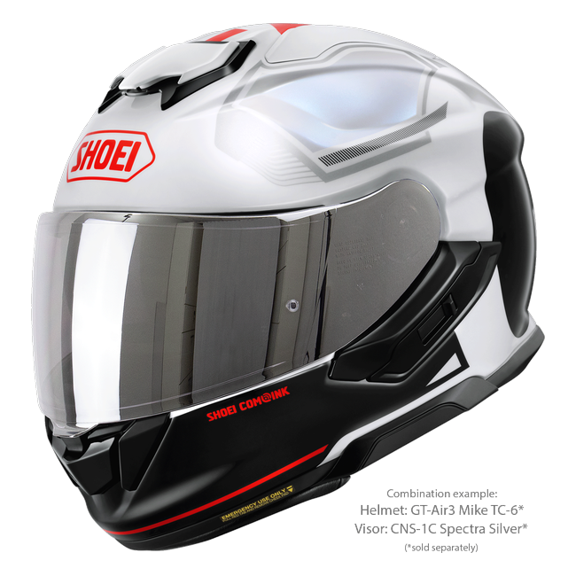 Shoei GT-Air3 Mike TC-6 – Sport-Touring Helmet with Sun Visor ECE 22.06 – with optional visor
