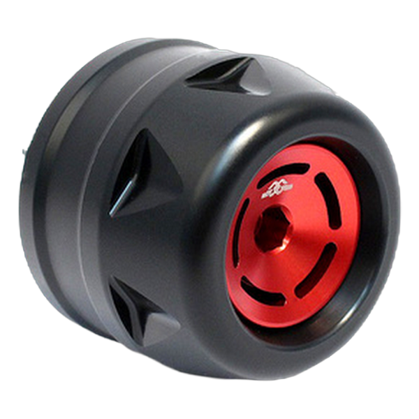 Gilles GTA rear axle protectors, crash pads, red, view 4