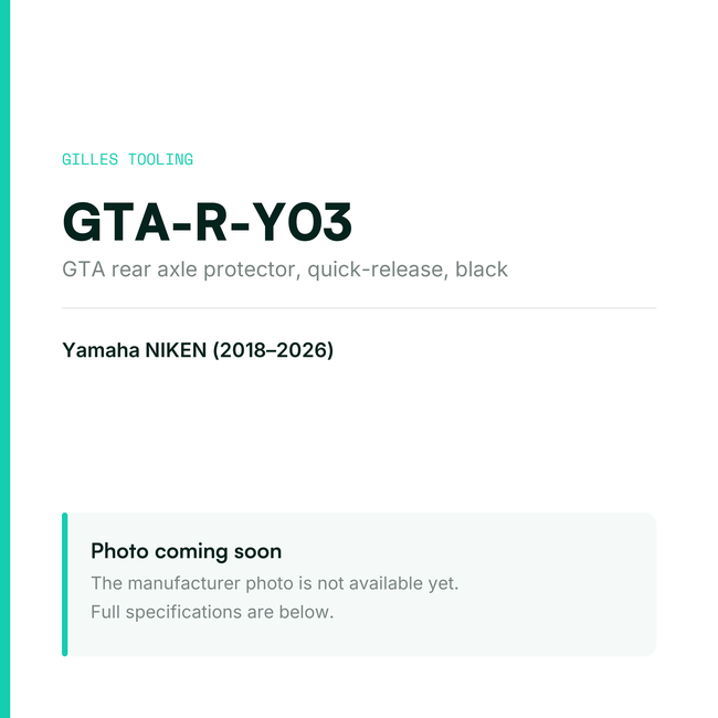 Gilles GTA GTA-R-Y03 for Yamaha NIKEN — placeholder, product photo coming soon