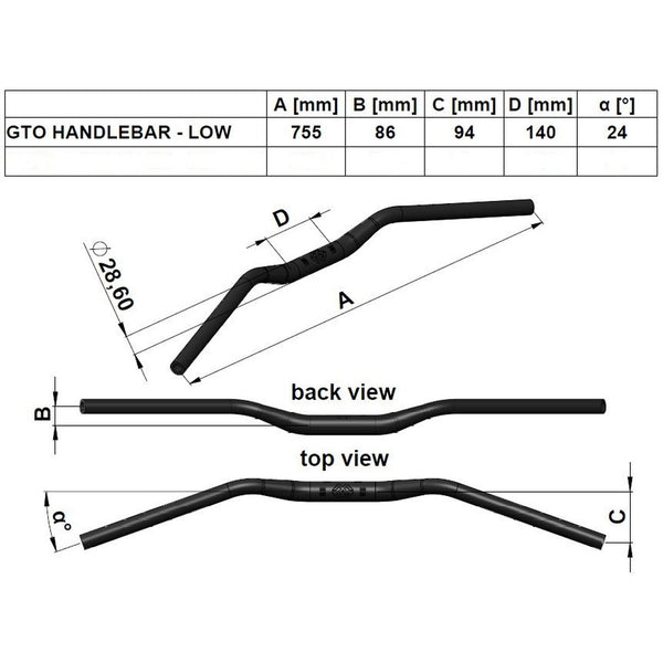 Gilles GTO-L GTO-L-B / GTO-L-G, dimensions and adjustment