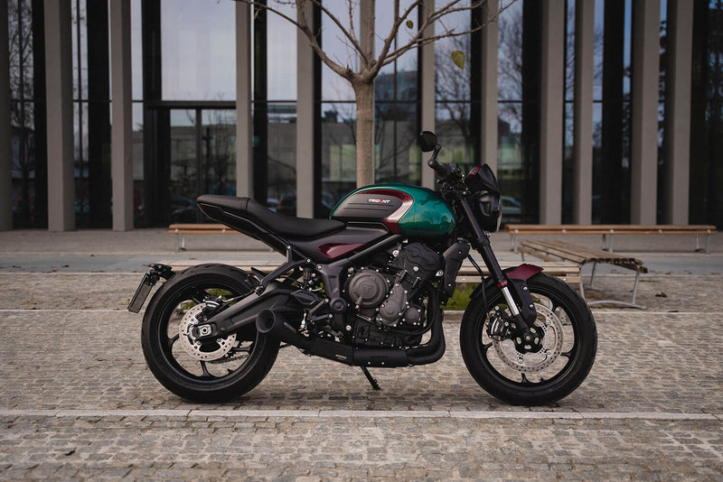 Spark Exhaust 60's Renn-Komplettanlage Schwarzkeramik Triumph Trident 660 / Tiger Sport 660 / Daytona 660 (2021-2026) GTR8819B