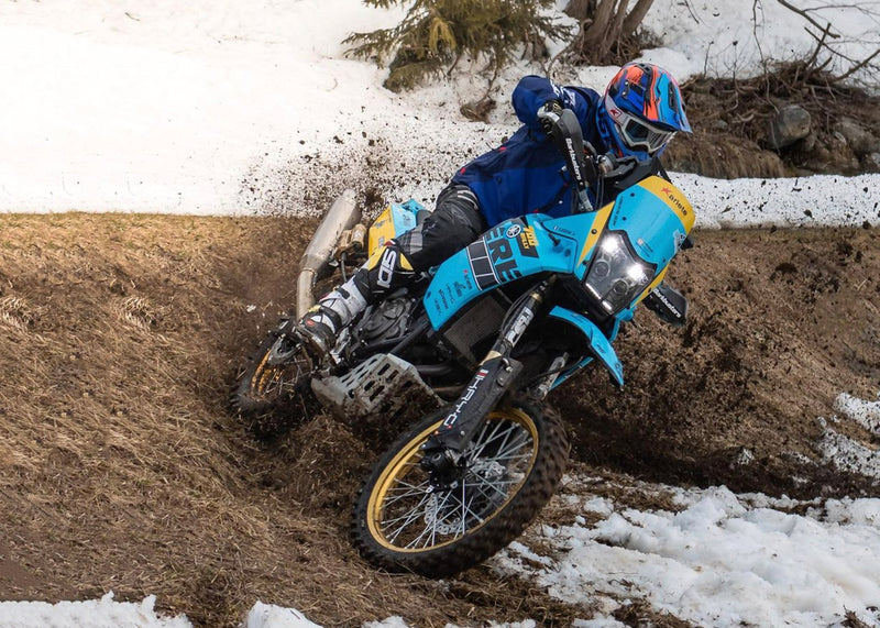 Spark Exhaust Dakar High-Mount Slip-On Titanium Euro5+ Yamaha Ténéré 700 / World Raid (2019-2026) GYA1602TOM