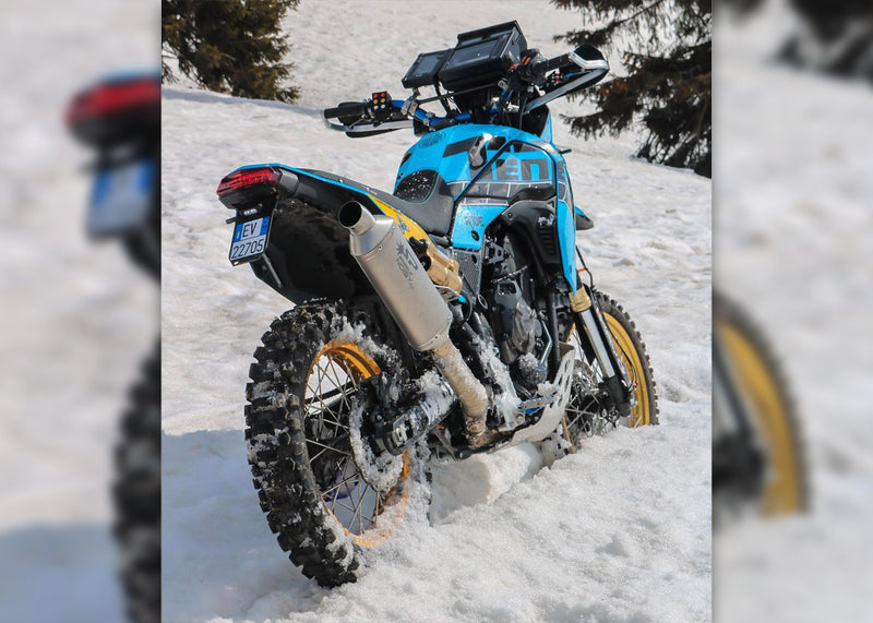 Spark Exhaust Dakar High-Mount Slip-On Titanium Euro5+ Yamaha Ténéré 700 / World Raid (2019-2026) GYA1602TOM