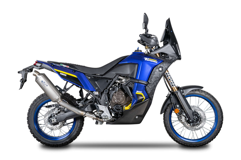 Spark Exhaust Dakar High-Mount Slip-On Titanium Euro5+ Yamaha Ténéré 700 / World Raid (2019-2026) GYA1602TOM