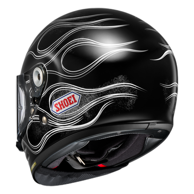 Shoei Glamster06 Blast TC-5 – Neo-Retro Full-Face Helmet ECE 22.06 – rear view