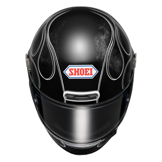 Shoei Glamster06 Blast TC-5 – Neo-Retro Full-Face Helmet ECE 22.06 – top view