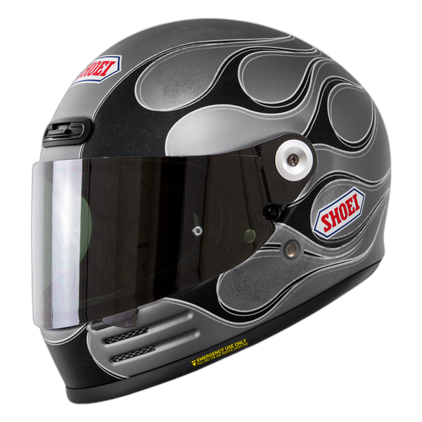 Shoei Glamster06 Blast TC-10 – Neo-Retro Full-Face Helmet ECE 22.06 – with optional visor