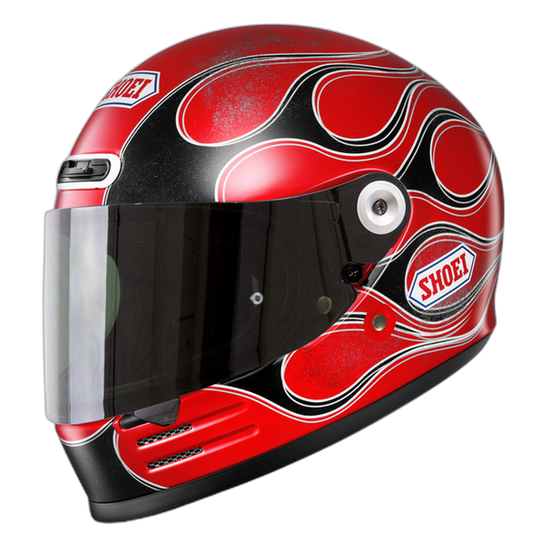 Shoei Glamster06 Blast TC-1 – Neo-Retro Full-Face Helmet ECE 22.06 – with optional visor