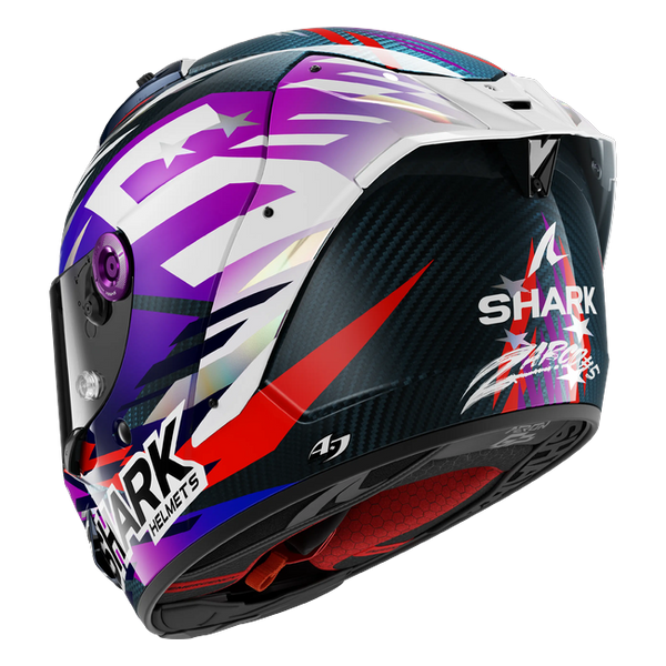 Shark Aeron Replica Zarco Signature 2026 DVU HE0151 — rear three-quarter view