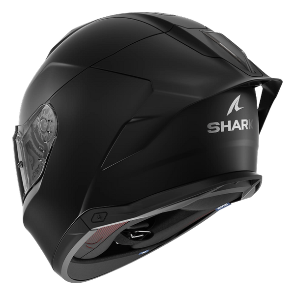 Shark Skwal i Cup Dark Shadow Mat KMA HE0600 — rear three-quarter view