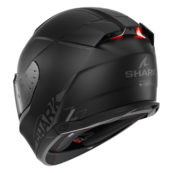 Shark Skwal i3 Blank SP Matte KAK HE0811 — rear three-quarter view